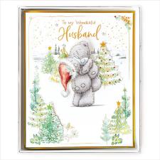 Wonderful Husband Me to You Bear Handmade Boxed Christmas Card Image Preview